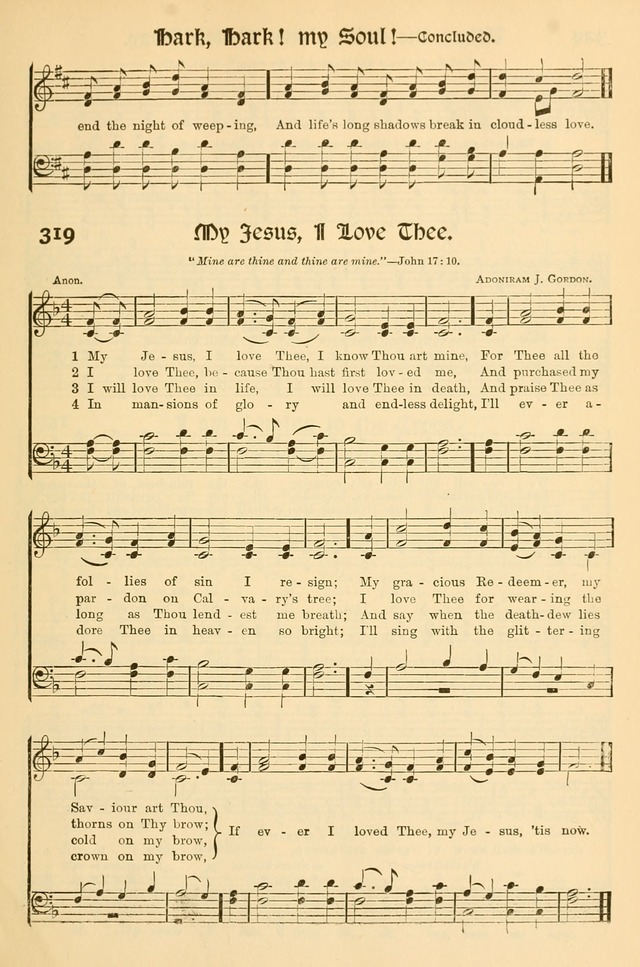 Church Hymns and Gospel Songs: for use in church services, prayer meetings, and other religious gatherings  page 155