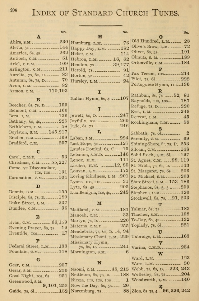 Church Hymns and Gospel Songs: for use in church services, prayer meetings, and other religious gatherings  page 202