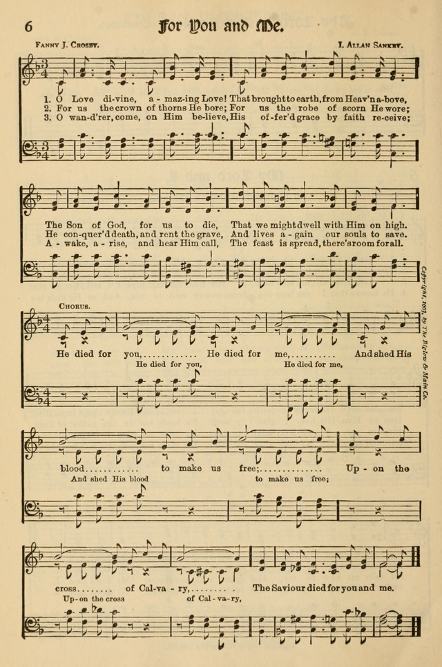 Church Hymns and Gospel Songs: for use in church services, prayer meetings, and other religious gatherings  page 212