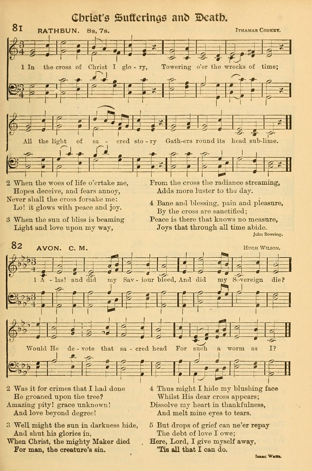 Church Hymns and Gospel Songs: for use in church services, prayer meetings, and other religious gatherings  page 31