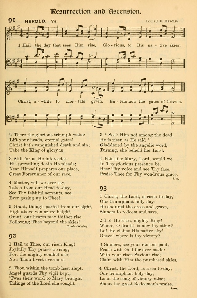 Church Hymns and Gospel Songs: for use in church services, prayer meetings, and other religious gatherings  page 35