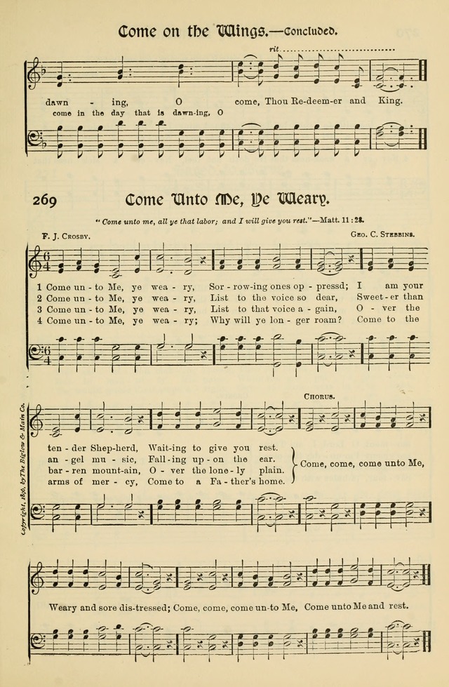 Church Hymns and Gospel Songs: for use in church services, prayer meetings, and other religious services page 105