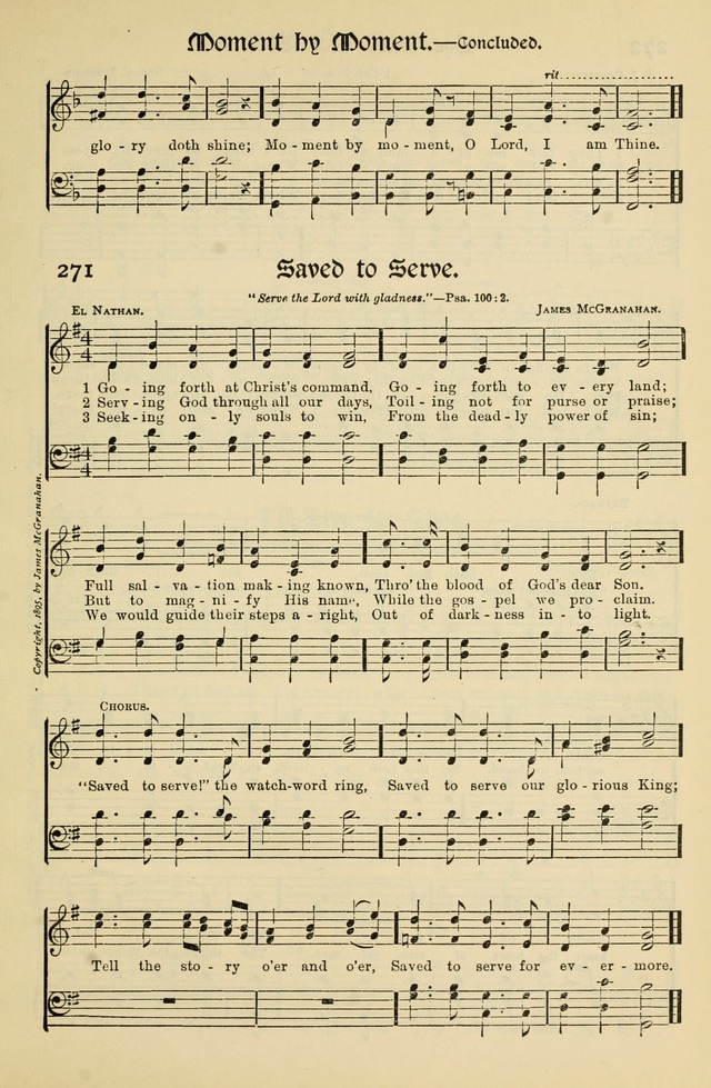 Church Hymns and Gospel Songs: for use in church services, prayer meetings, and other religious services page 107