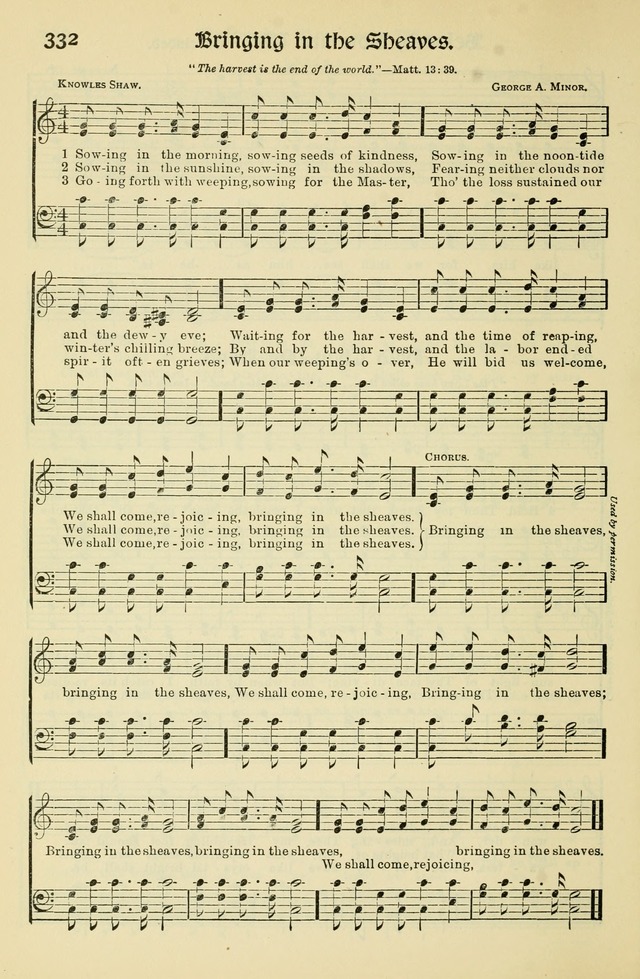 Church Hymns and Gospel Songs: for use in church services, prayer meetings, and other religious services page 168