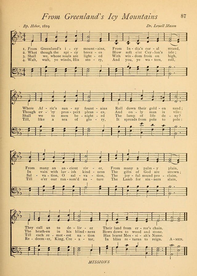 The Church and Home Hymnal: containing hymns and tunes for church service, for prayer meetings, for Sunday schools, for praise service, for home circles, for young people, children and special occasio page 100