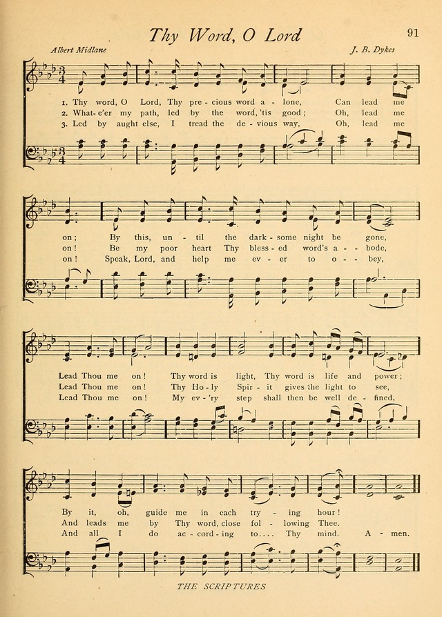 The Church and Home Hymnal: containing hymns and tunes for church service, for prayer meetings, for Sunday schools, for praise service, for home circles, for young people, children and special occasio page 104