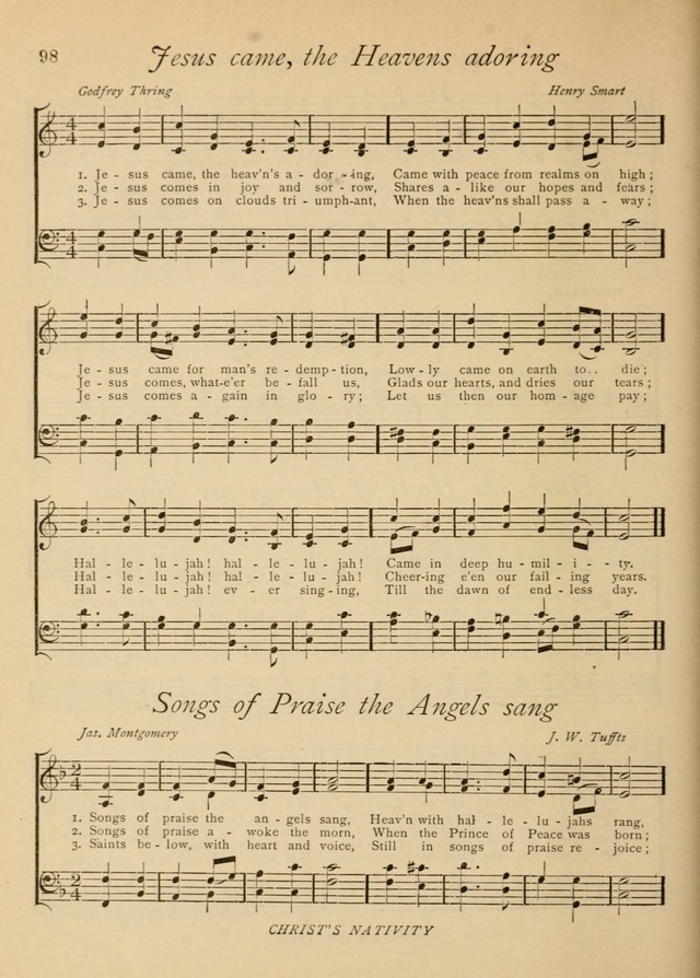 The Church and Home Hymnal: containing hymns and tunes for church service, for prayer meetings, for Sunday schools, for praise service, for home circles, for young people, children and special occasio page 111