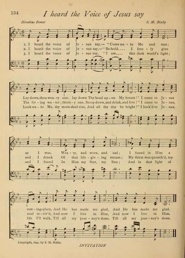 The Church and Home Hymnal: containing hymns and tunes for church service, for prayer meetings, for Sunday schools, for praise service, for home circles, for young people, children and special occasio page 147