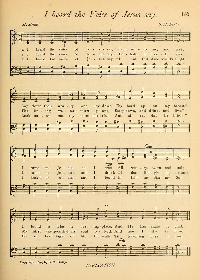 The Church and Home Hymnal: containing hymns and tunes for church service, for prayer meetings, for Sunday schools, for praise service, for home circles, for young people, children and special occasio page 148