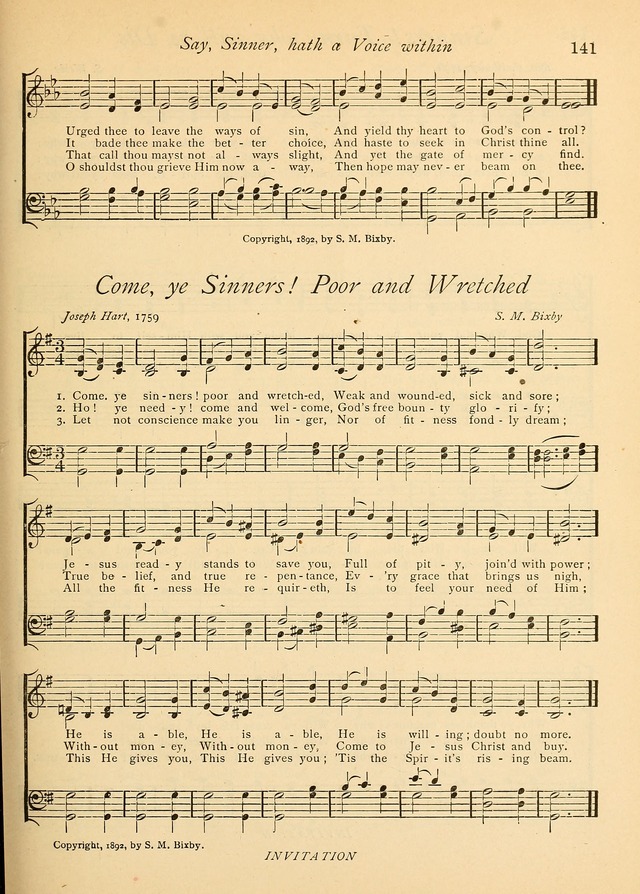 The Church and Home Hymnal: containing hymns and tunes for church service, for prayer meetings, for Sunday schools, for praise service, for home circles, for young people, children and special occasio page 154