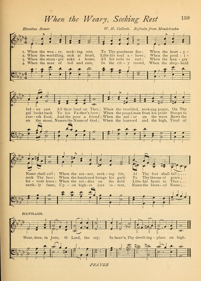 The Church and Home Hymnal: containing hymns and tunes for church service, for prayer meetings, for Sunday schools, for praise service, for home circles, for young people, children and special occasio page 172