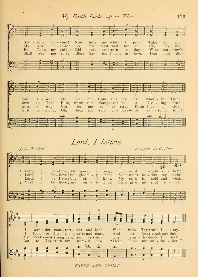 The Church and Home Hymnal: containing hymns and tunes for church service, for prayer meetings, for Sunday schools, for praise service, for home circles, for young people, children and special occasio page 186