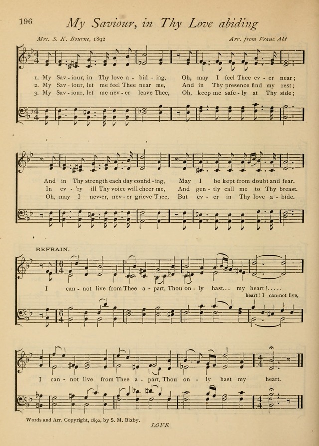 The Church and Home Hymnal: containing hymns and tunes for church service, for prayer meetings, for Sunday schools, for praise service, for home circles, for young people, children and special occasio page 209