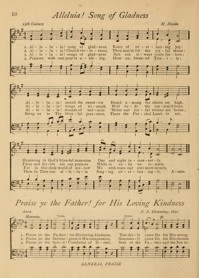 The Church and Home Hymnal: containing hymns and tunes for church service, for prayer meetings, for Sunday schools, for praise service, for home circles, for young people, children and special occasio page 21