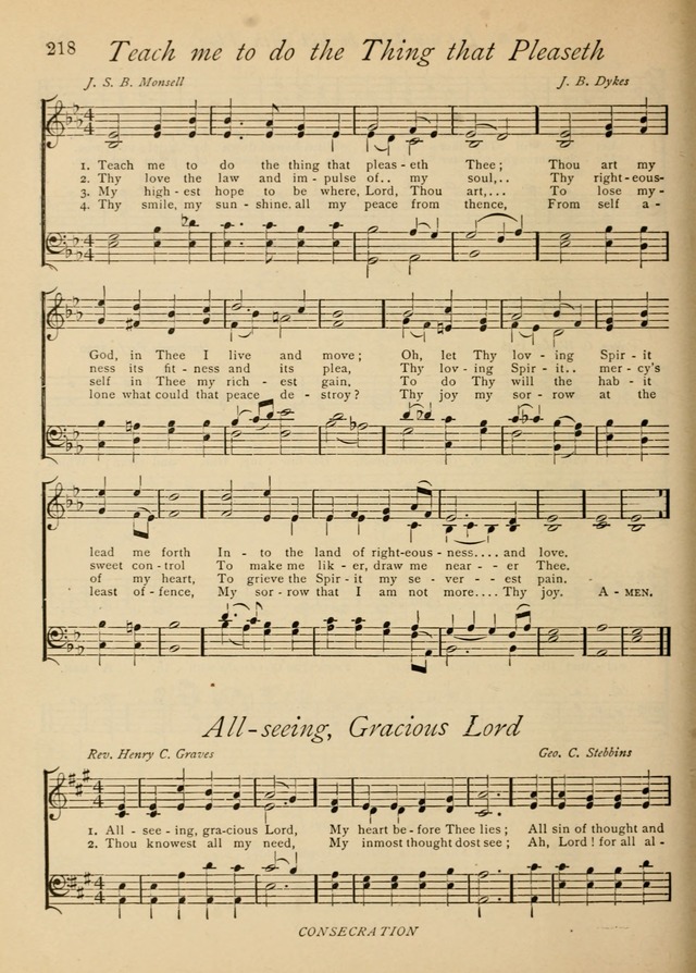 The Church and Home Hymnal: containing hymns and tunes for church service, for prayer meetings, for Sunday schools, for praise service, for home circles, for young people, children and special occasio page 231