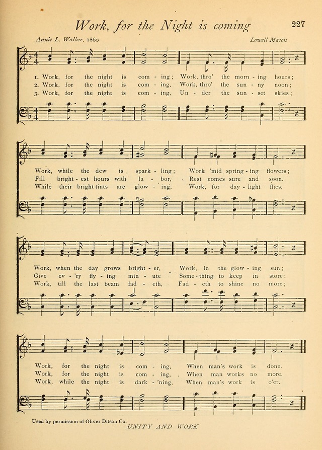 The Church and Home Hymnal: containing hymns and tunes for church service, for prayer meetings, for Sunday schools, for praise service, for home circles, for young people, children and special occasio page 240