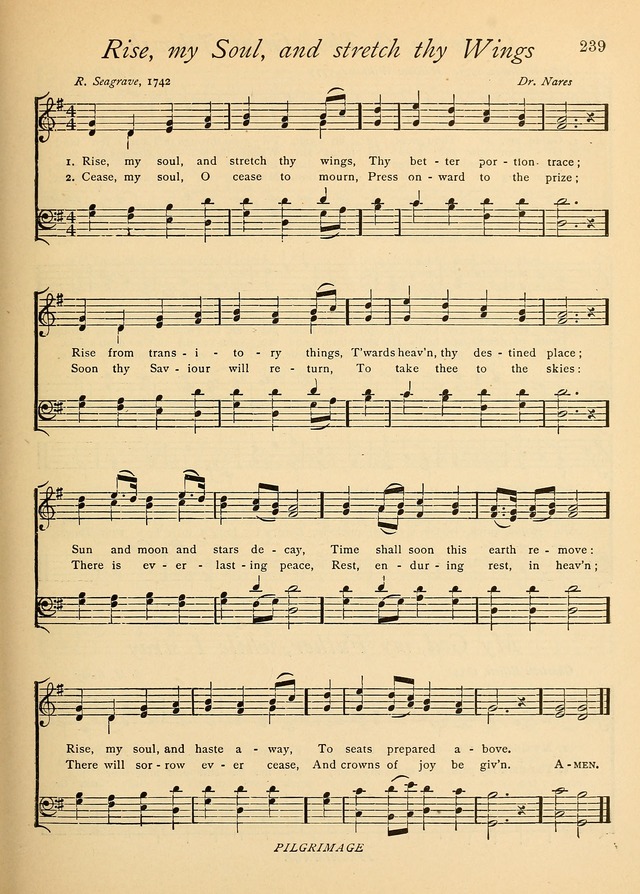 The Church and Home Hymnal: containing hymns and tunes for church service, for prayer meetings, for Sunday schools, for praise service, for home circles, for young people, children and special occasio page 252