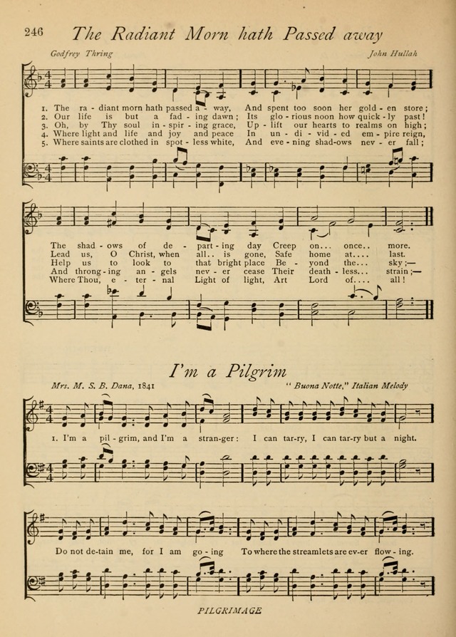 The Church and Home Hymnal: containing hymns and tunes for church service, for prayer meetings, for Sunday schools, for praise service, for home circles, for young people, children and special occasio page 259