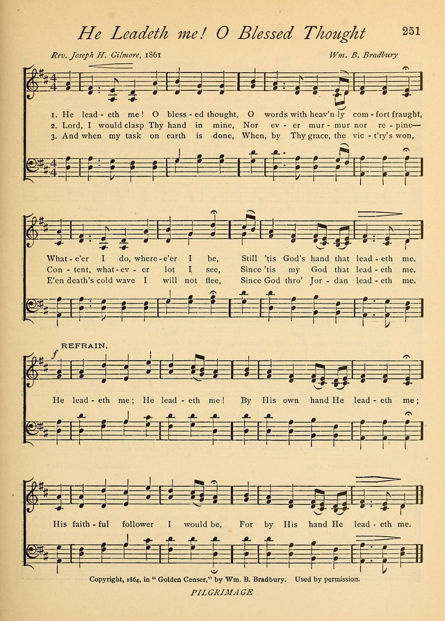 The Church and Home Hymnal: containing hymns and tunes for church service, for prayer meetings, for Sunday schools, for praise service, for home circles, for young people, children and special occasio page 264