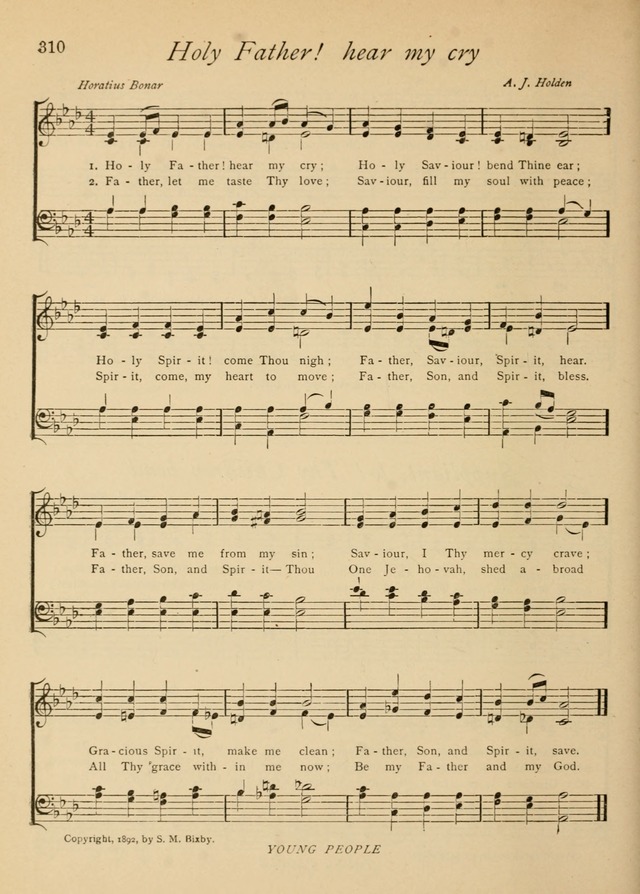 The Church and Home Hymnal: containing hymns and tunes for church service, for prayer meetings, for Sunday schools, for praise service, for home circles, for young people, children and special occasio page 323