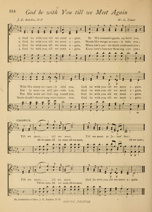 The Church and Home Hymnal: containing hymns and tunes for church service, for prayer meetings, for Sunday schools, for praise service, for home circles, for young people, children and special occasio page 327