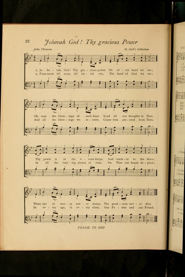 The Church and Home Hymnal: containing hymns and tunes for church service, for prayer meetings, for Sunday schools, for praise service, for home circles, for young people, children and special occasio page 33