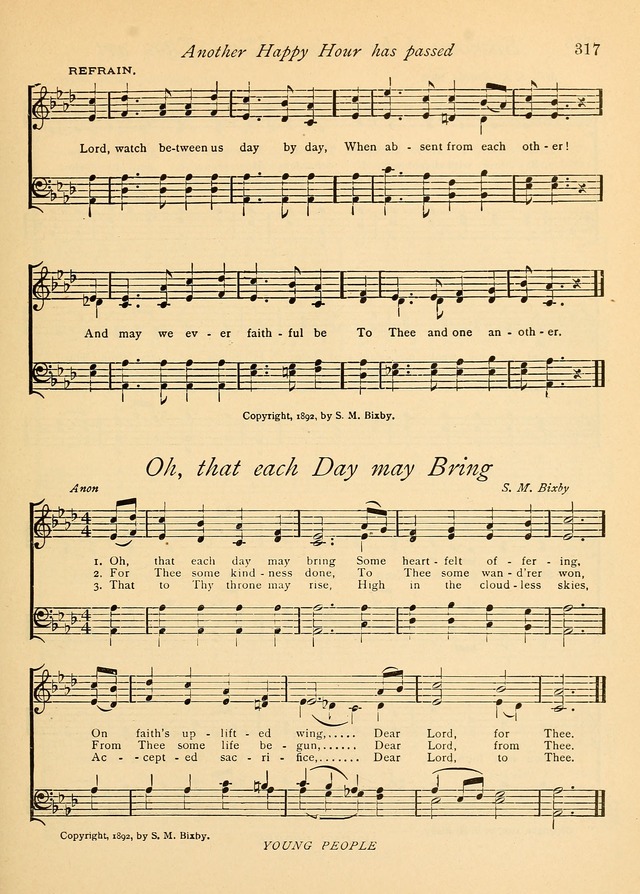 The Church and Home Hymnal: containing hymns and tunes for church service, for prayer meetings, for Sunday schools, for praise service, for home circles, for young people, children and special occasio page 330