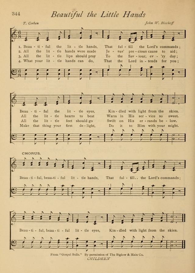 The Church and Home Hymnal: containing hymns and tunes for church service, for prayer meetings, for Sunday schools, for praise service, for home circles, for young people, children and special occasio page 357