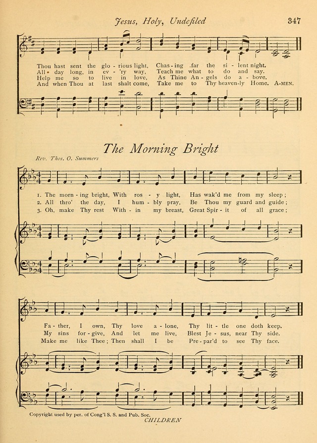 The Church and Home Hymnal: containing hymns and tunes for church service, for prayer meetings, for Sunday schools, for praise service, for home circles, for young people, children and special occasio page 360