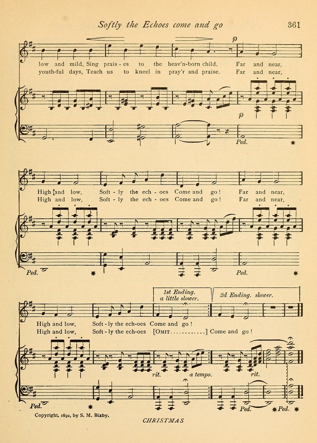 The Church and Home Hymnal: containing hymns and tunes for church service, for prayer meetings, for Sunday schools, for praise service, for home circles, for young people, children and special occasio page 374