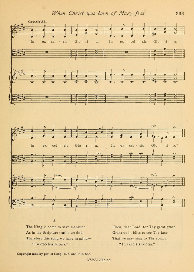 The Church and Home Hymnal: containing hymns and tunes for church service, for prayer meetings, for Sunday schools, for praise service, for home circles, for young people, children and special occasio page 376