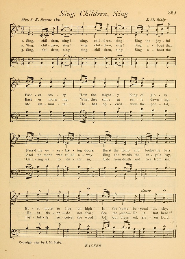 The Church and Home Hymnal: containing hymns and tunes for church service, for prayer meetings, for Sunday schools, for praise service, for home circles, for young people, children and special occasio page 382