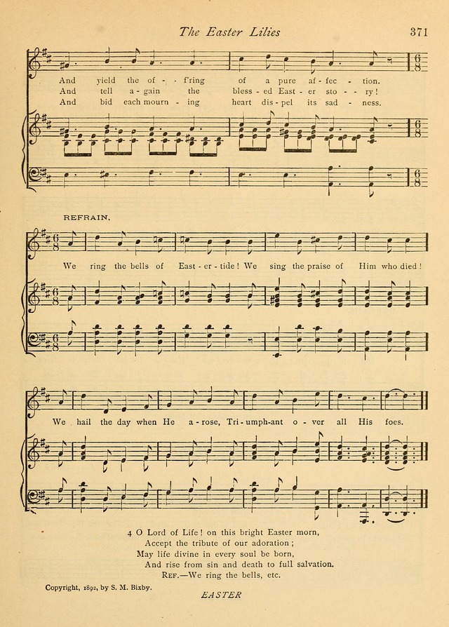 The Church and Home Hymnal: containing hymns and tunes for church service, for prayer meetings, for Sunday schools, for praise service, for home circles, for young people, children and special occasio page 384