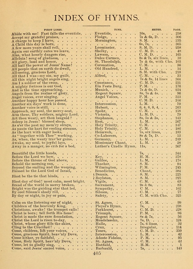 The Church and Home Hymnal: containing hymns and tunes for church service, for prayer meetings, for Sunday schools, for praise service, for home circles, for young people, children and special occasio page 418