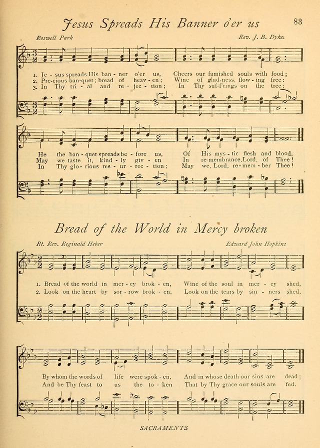 The Church and Home Hymnal: containing hymns and tunes for church service, for prayer meetings, for Sunday schools, for praise service, for home circles, for young people, children and special occasio page 96