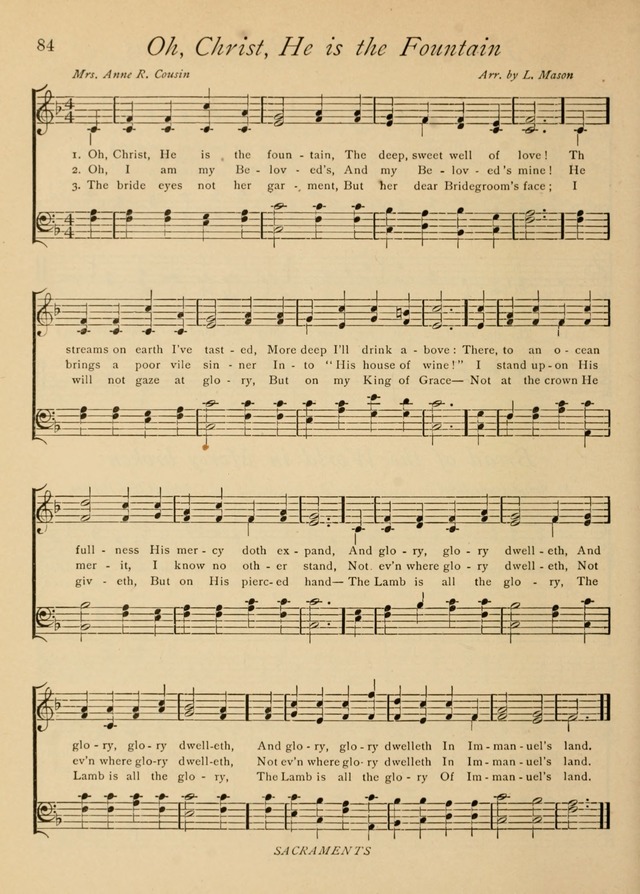 The Church and Home Hymnal: containing hymns and tunes for church service, for prayer meetings, for Sunday schools, for praise service, for home circles, for young people, children and special occasio page 97