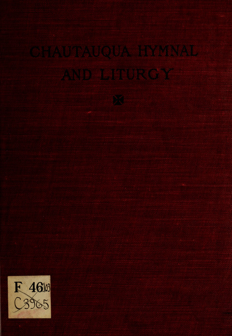 Chautauqua Hymnal and Liturgy page cover