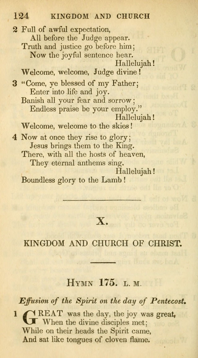 A Collection of Hymns and a Liturgy: for the use of Evangelical Lutheran Churches, to which are added prayers for families and individuals (New and Enl. Stereotype Ed.) page 124