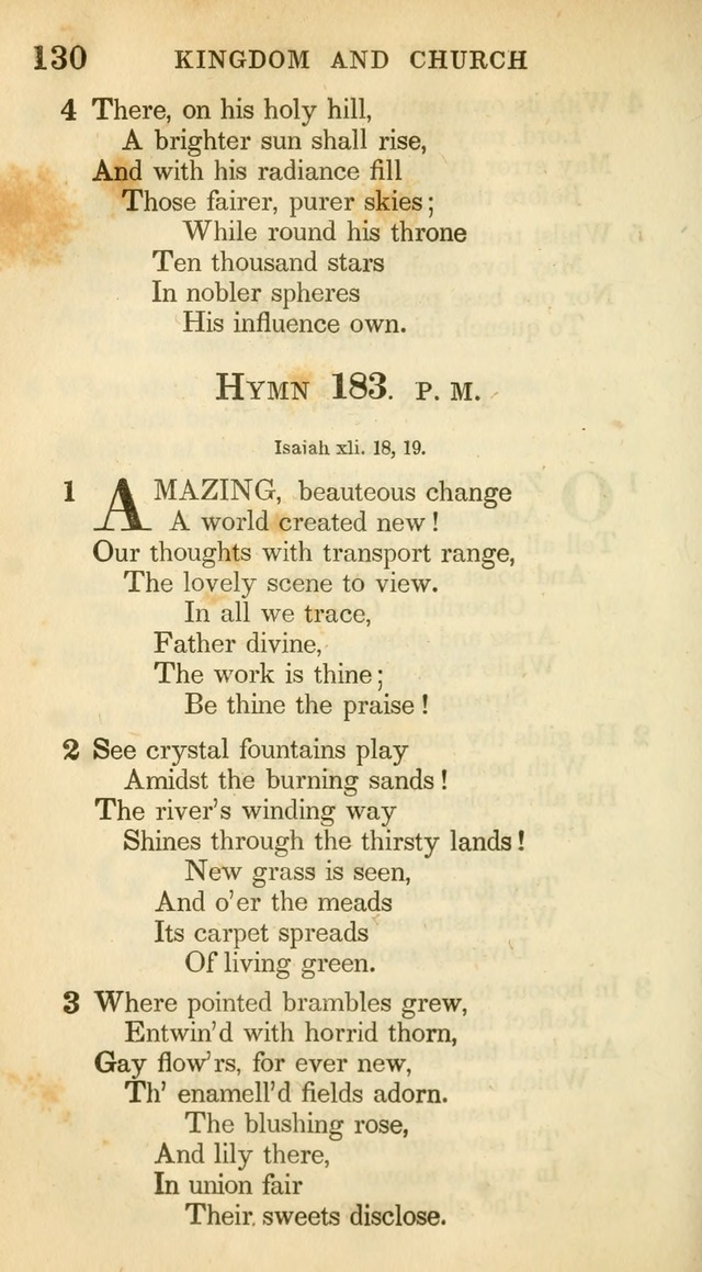 A Collection of Hymns and a Liturgy: for the use of Evangelical Lutheran Churches, to which are added prayers for families and individuals (New and Enl. Stereotype Ed.) page 130