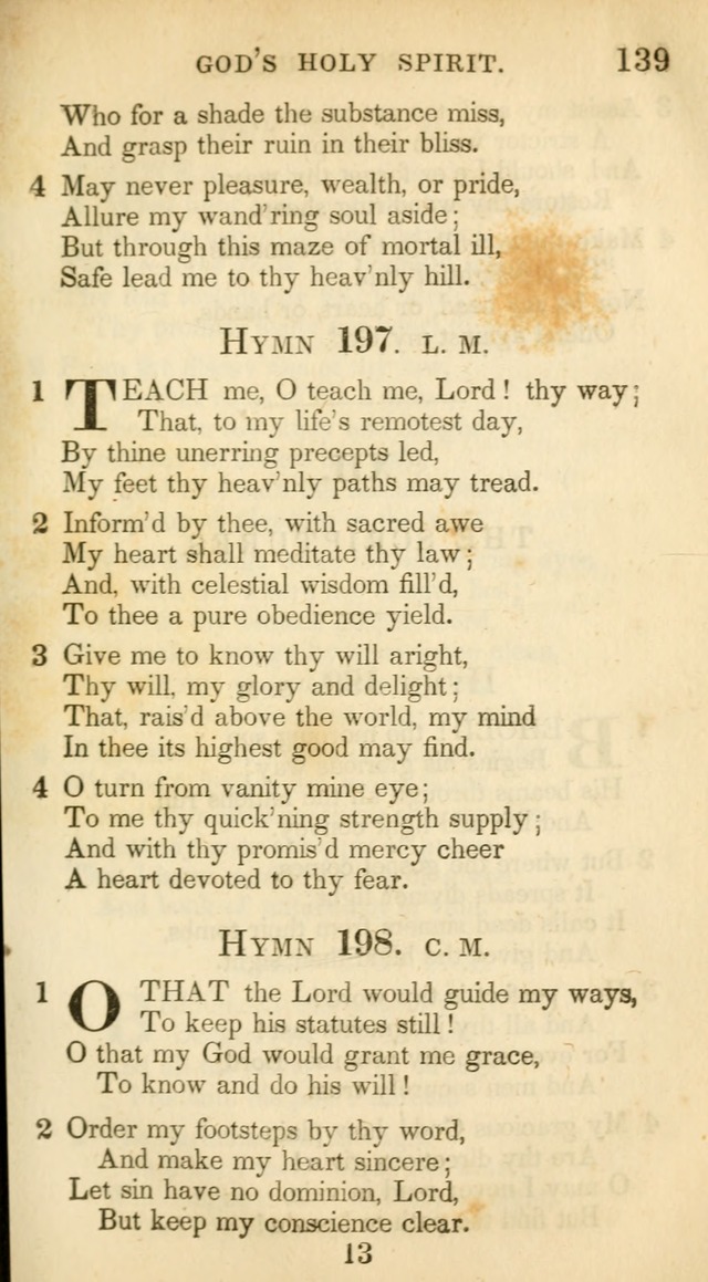 A Collection of Hymns and a Liturgy: for the use of Evangelical Lutheran Churches, to which are added prayers for families and individuals (New and Enl. Stereotype Ed.) page 139