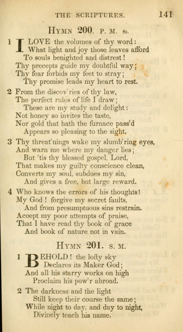 A Collection of Hymns and a Liturgy: for the use of Evangelical Lutheran Churches, to which are added prayers for families and individuals (New and Enl. Stereotype Ed.) page 141