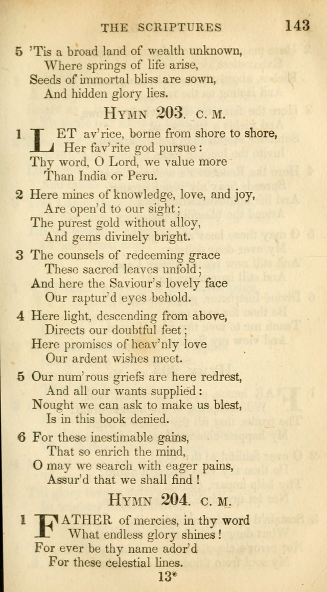 A Collection of Hymns and a Liturgy: for the use of Evangelical Lutheran Churches, to which are added prayers for families and individuals (New and Enl. Stereotype Ed.) page 143