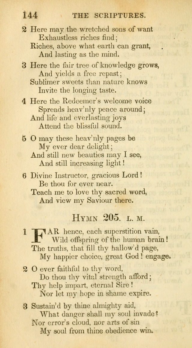 A Collection of Hymns and a Liturgy: for the use of Evangelical Lutheran Churches, to which are added prayers for families and individuals (New and Enl. Stereotype Ed.) page 144