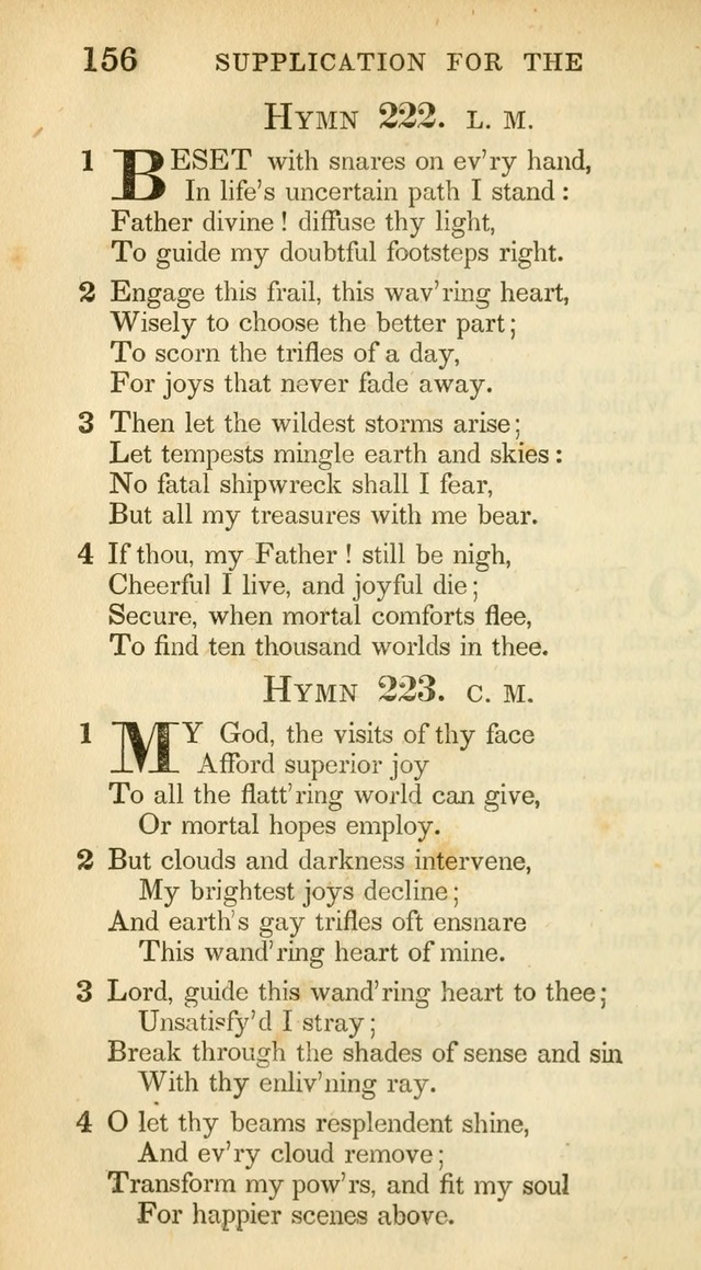 A Collection of Hymns and a Liturgy: for the use of Evangelical Lutheran Churches, to which are added prayers for families and individuals (New and Enl. Stereotype Ed.) page 156