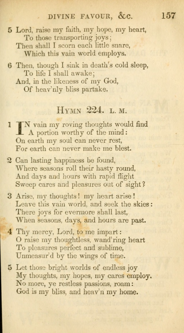 A Collection of Hymns and a Liturgy: for the use of Evangelical Lutheran Churches, to which are added prayers for families and individuals (New and Enl. Stereotype Ed.) page 157