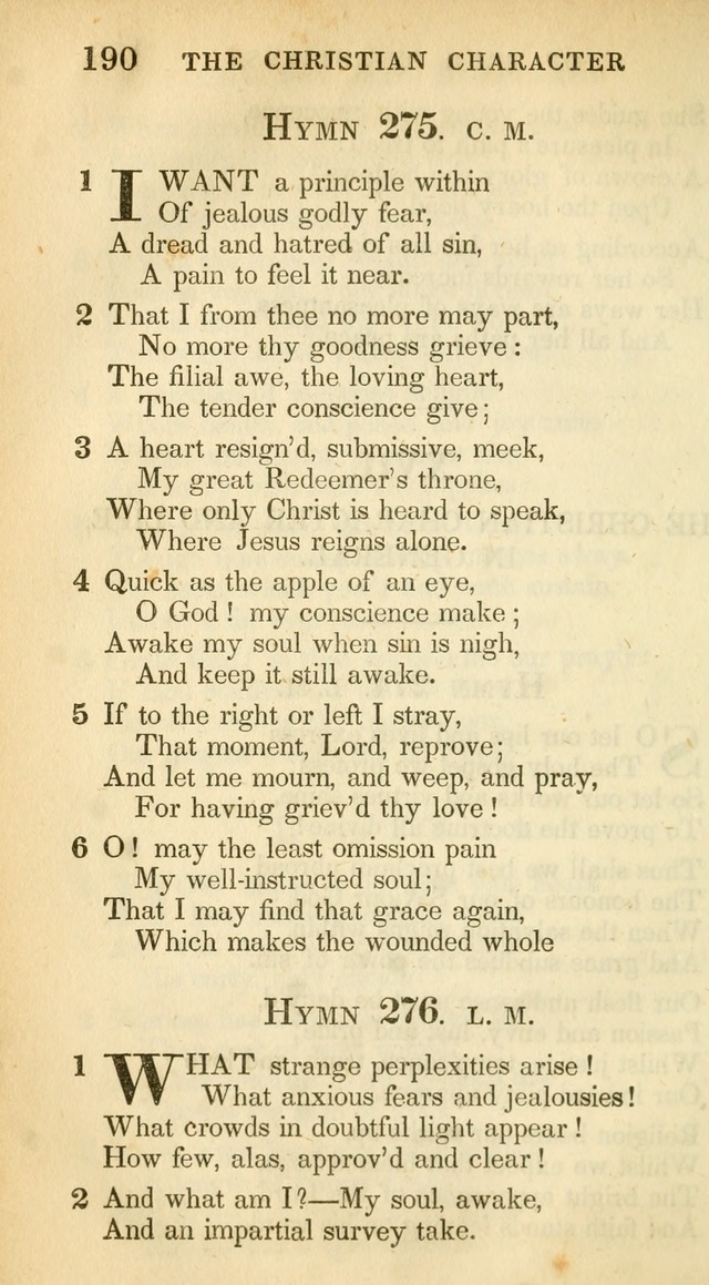 A Collection of Hymns and a Liturgy: for the use of Evangelical Lutheran Churches, to which are added prayers for families and individuals (New and Enl. Stereotype Ed.) page 190