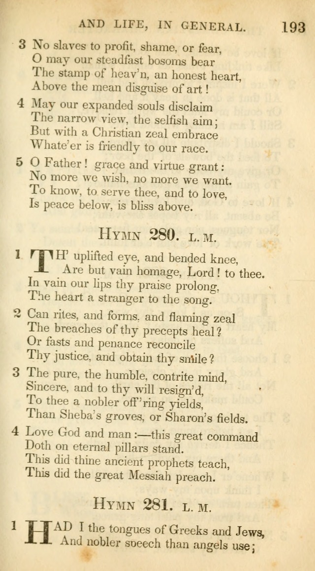 A Collection of Hymns and a Liturgy: for the use of Evangelical Lutheran Churches, to which are added prayers for families and individuals (New and Enl. Stereotype Ed.) page 193