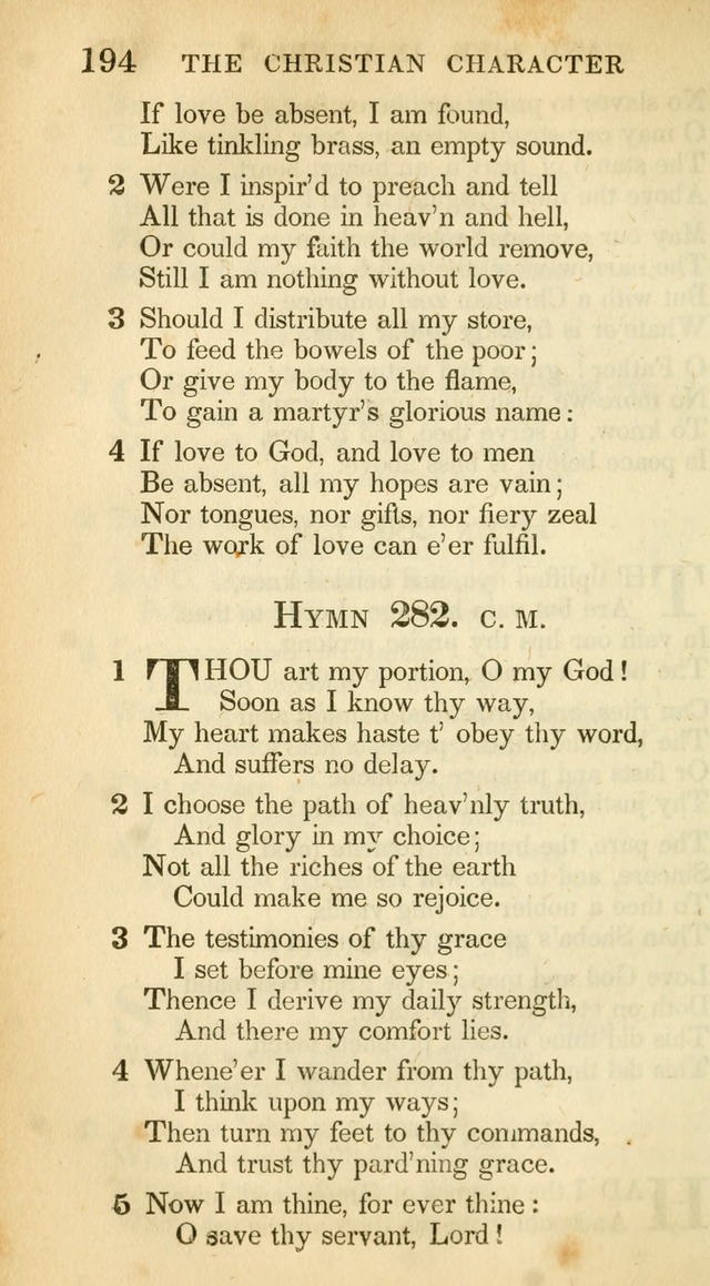 A Collection of Hymns and a Liturgy: for the use of Evangelical Lutheran Churches, to which are added prayers for families and individuals (New and Enl. Stereotype Ed.) page 194