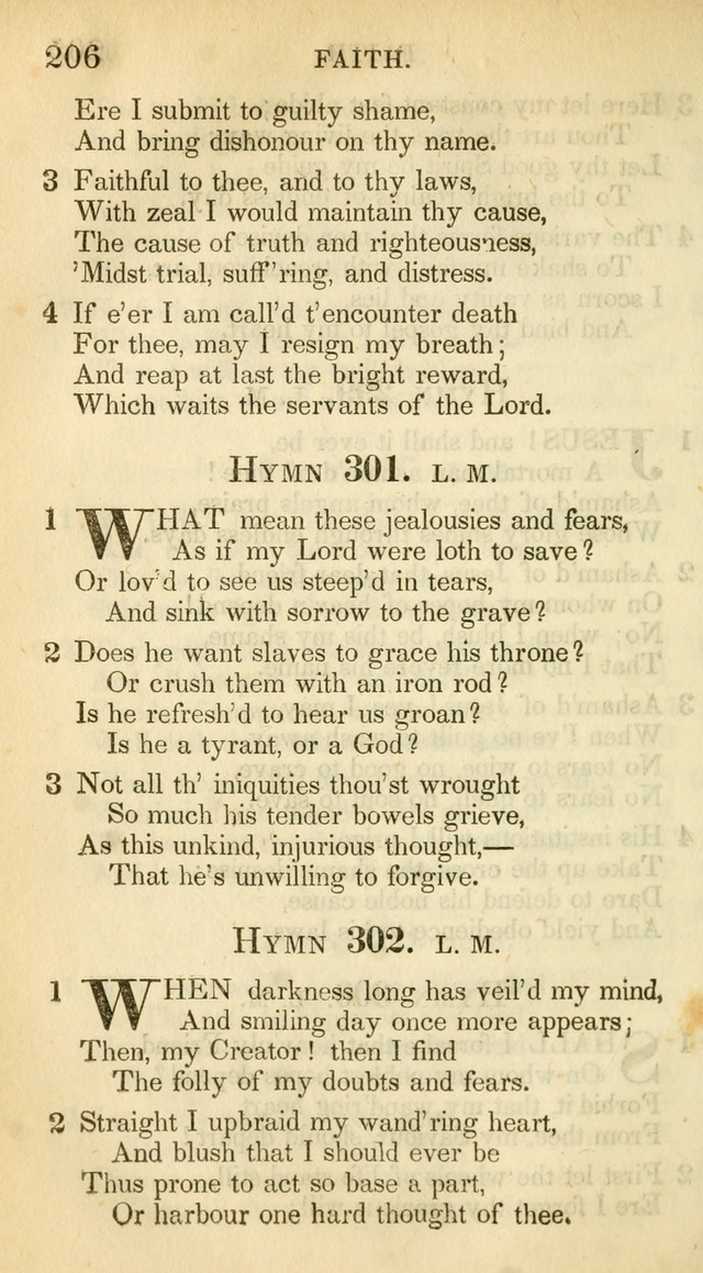 A Collection of Hymns and a Liturgy: for the use of Evangelical Lutheran Churches, to which are added prayers for families and individuals (New and Enl. Stereotype Ed.) page 206