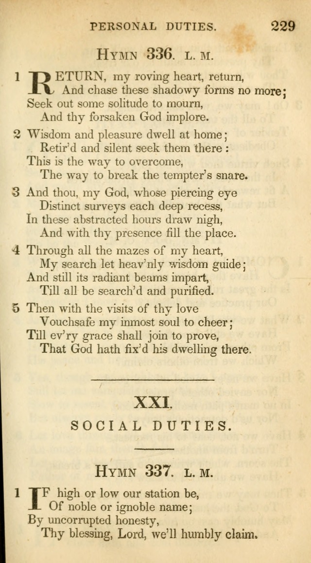 A Collection of Hymns and a Liturgy: for the use of Evangelical Lutheran Churches, to which are added prayers for families and individuals (New and Enl. Stereotype Ed.) page 229